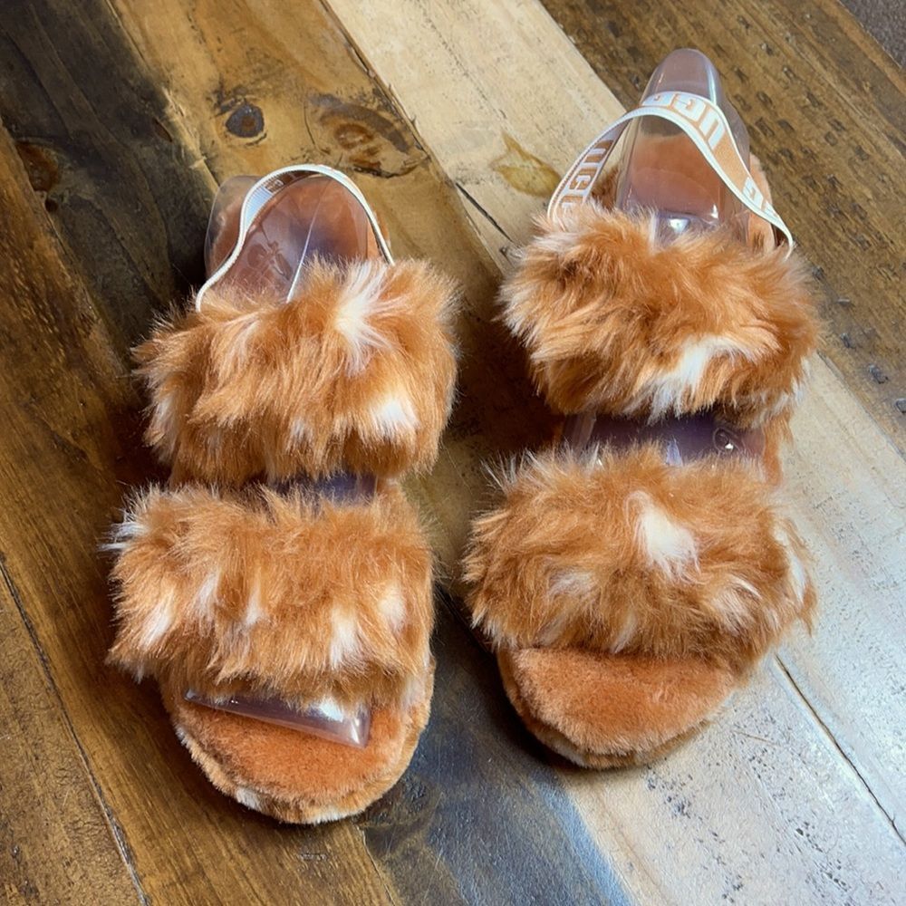 New UGG Women’s Oh Yeah Spots Slide Slipper Sandal - Picture 3 of 7